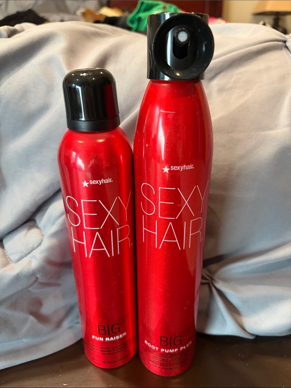 SexyHair Big Root Pump Volumizing Spray — Red